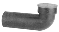 923 072 CURVA WC PE TIPO "A" D. 90
