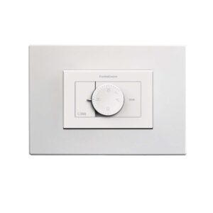 C38B TERMOSTATO ELETTR.INCASSO BIANCO BATT.