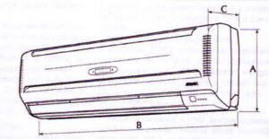 FCW 41 VENTILCONV.PARETE C/VALV.3 VIE S/COMAN