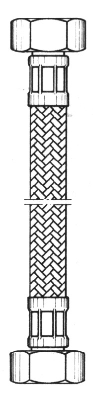 1/2X1/2 CM.35  FLESSIB.F/F ACC.INOX