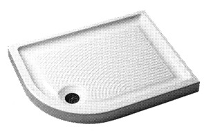 SWIM J3664 SX 100X80X8 PIATTO DOCCIA BCO P.90