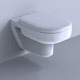 J448300 CRISTALLO VASO SOSPESO 55X36 BIANCO