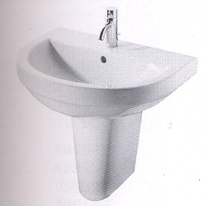 R318161 WASHPOINT LAVABO 60X45 ROTONDO B.EURO