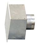 CASSETTA ATTACCO POSTERIORE DN80 120X120 MM